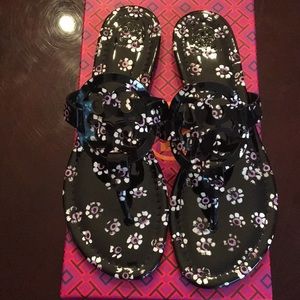 Tory Burch Miller Sandals Printed Floral size 9.5
